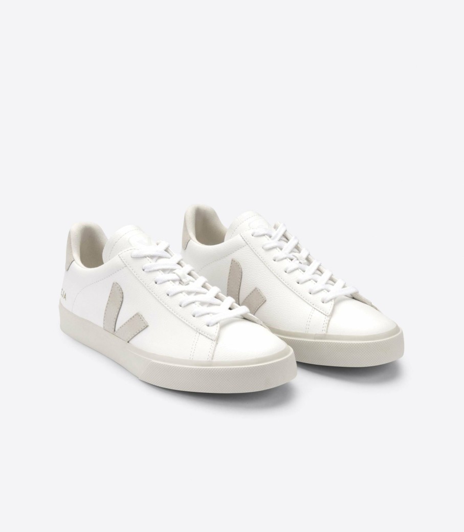 Sneakers * | Veja | Campo Chromefree Extra Natural Suede White