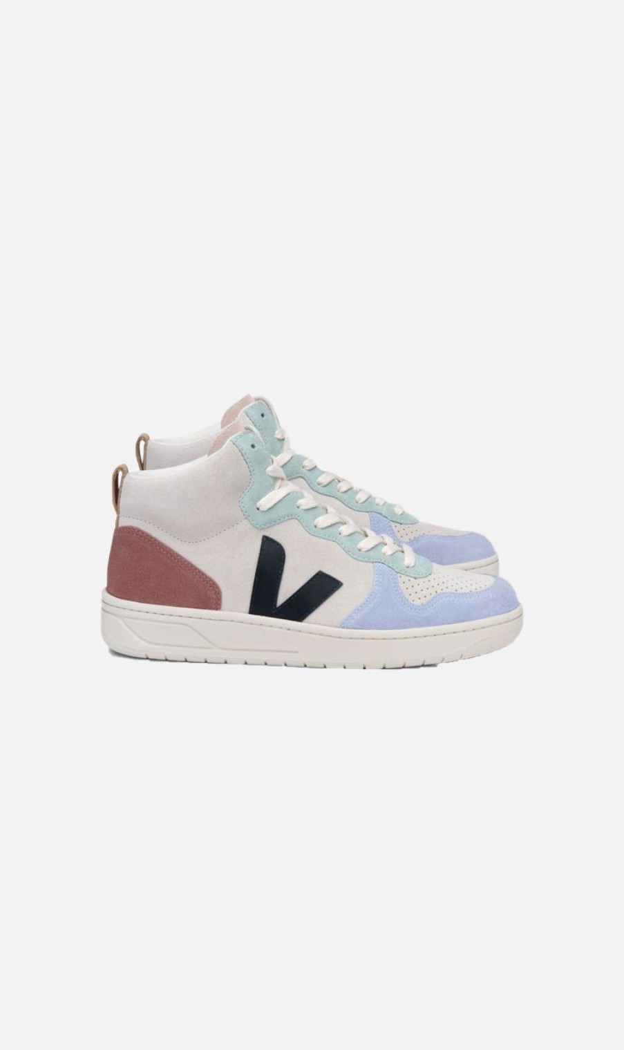 Sneakers * | Veja | V-15 Suede Multico / Natural / Black Misc