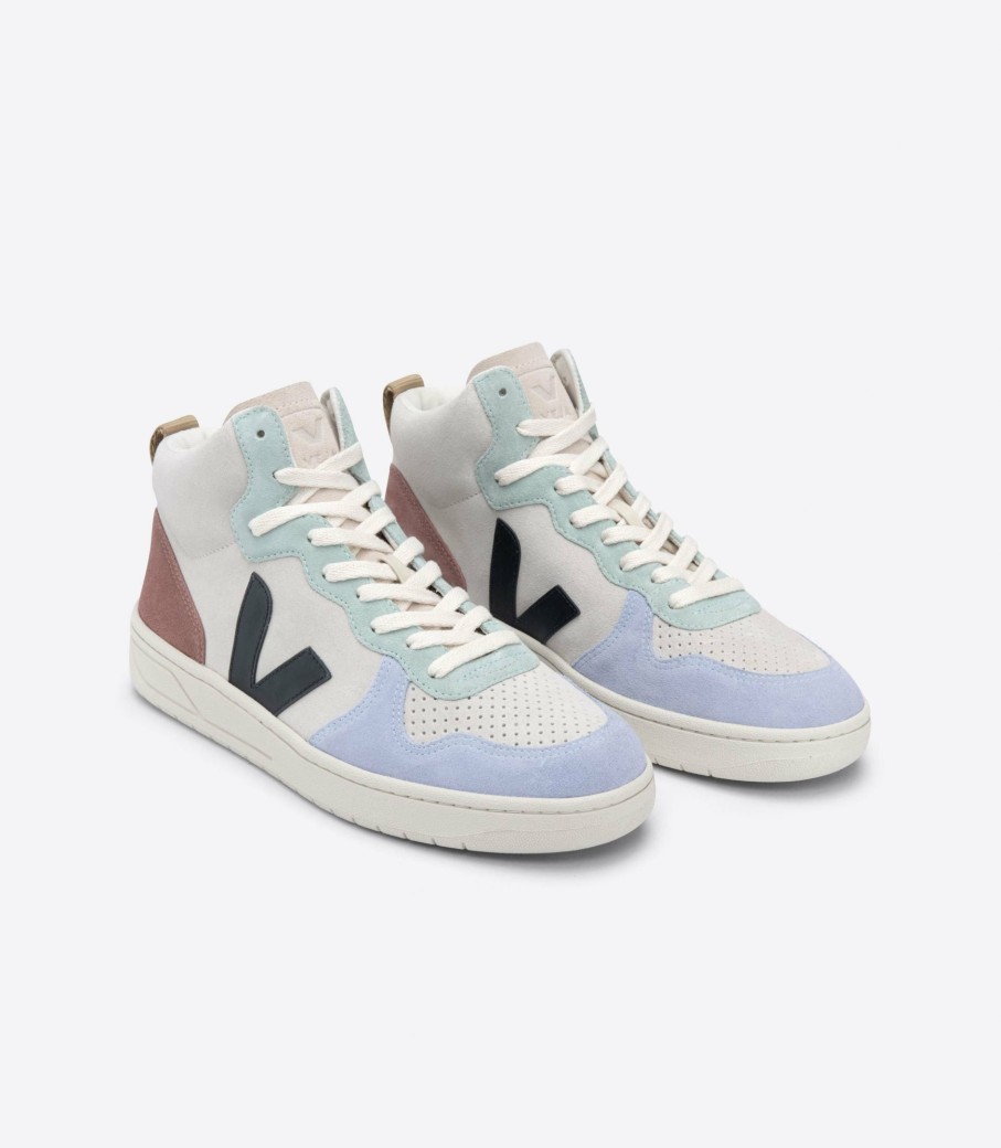 Sneakers * | Veja | V-15 Suede Multico / Natural / Black Misc