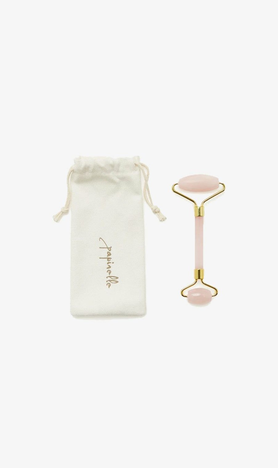 Beauty & Wellness * | Papinelle | Rose Quartz Face Roller Rose Quartz Pink