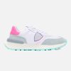 Sneakers * | Philippe Model | Antibes Low Mondial Pop Blanc Fucsia Pink