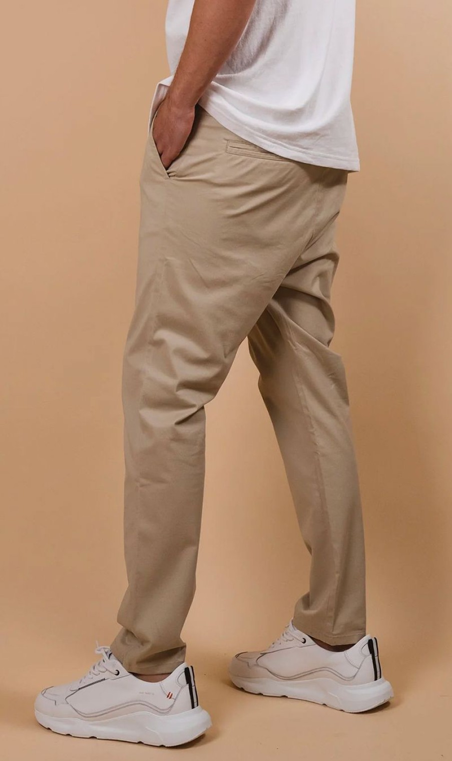 Menswear * | Kore Studios | The August Chino Sand Beige